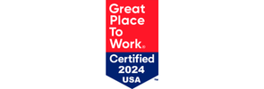 Great Place to Work Certified 2024 USA badge
